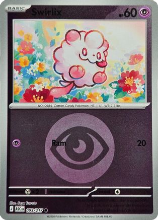 Swirlix (Energy Symbol Pattern) 093  - Reverse Holofoil ME Ascended Heroes - Common