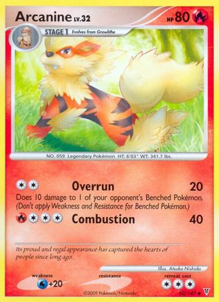 Arcanine 050  - Reverse Holofoil Supreme Victors - Uncommon