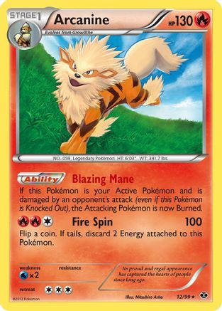 Arcanine (12) (12) 012/99  Next Destinies - Rare