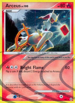 Arceus (AR3) (AR3) AR3  - Holofoil Arceus - Holo Rare
