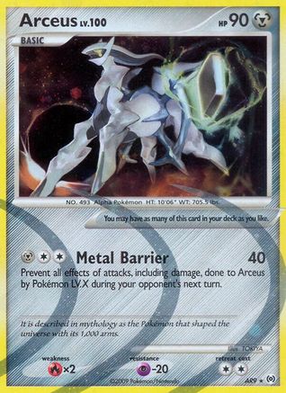 Arceus (AR9) (AR9) AR9  - Holofoil Arceus - Holo Rare