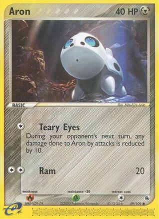 Aron 049/109  - Reverse Holofoil Ruby and Sapphire - Common