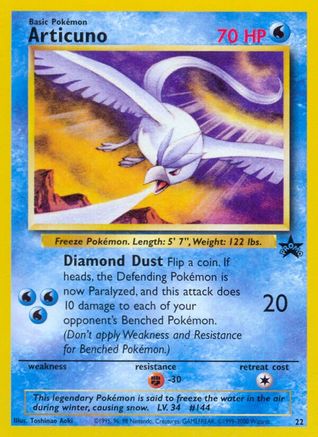 Articuno (22) (22) 022/53  WoTC Promo - Promo