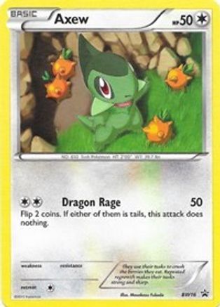Axew BW16  Black and White Promos - Promo