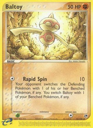 Baltoy 032  - Reverse Holofoil Sandstorm - Uncommon