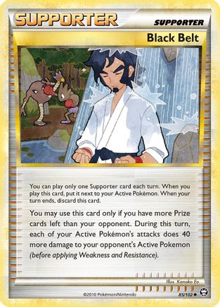 Black Belt 085  - Reverse Holofoil Triumphant - Uncommon