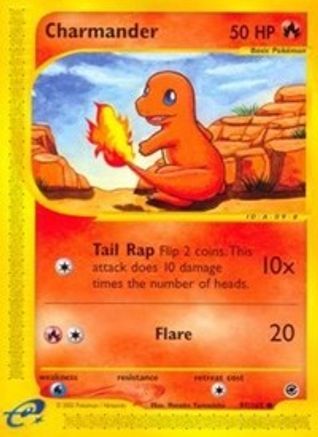 Charmander (97) (97) 097/165  - Reverse Holofoil Expedition - Common