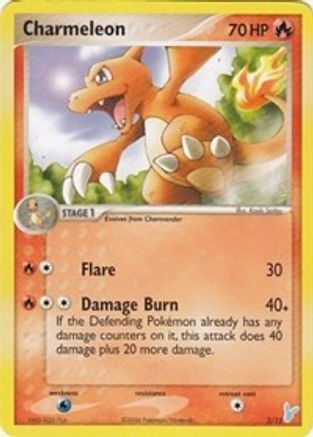 Charmeleon 003  EX Trainer Kit 2 Plusle & Minun - Common