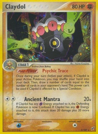Claydol 005  Deoxys - Holo Rare
