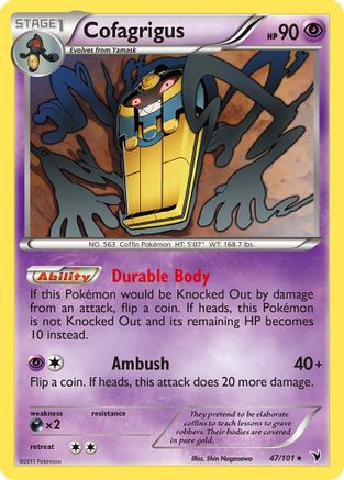 Cofagrigus (47) (47) 047  Noble Victories - Rare