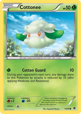 Cottonee (10) (10) 010  Emerging Powers - Common