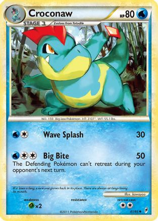 Croconaw 041  Call of Legends - Uncommon