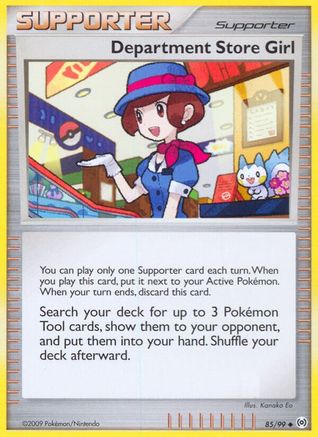Department Store Girl 085/99  Arceus - Uncommon