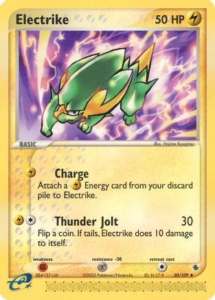 Electrike 030/109  Ruby and Sapphire - Uncommon