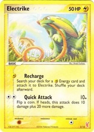 Electrike 002  EX Trainer Kit 2 Plusle & Minun - Common