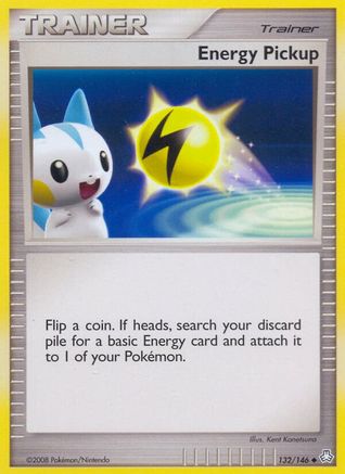 Energy Pickup 132  - Reverse Holofoil Legends Awakened - Uncommon