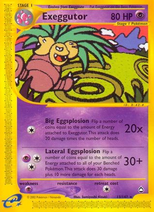 Exeggutor (13) (13) 013  Aquapolis - Rare