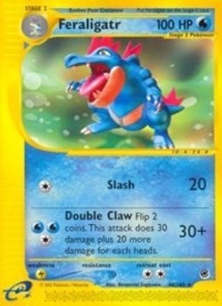 Feraligatr (46) (46) 046/165  - Reverse Holofoil Expedition - Rare