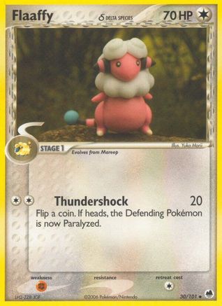 Flaaffy (Delta Species) 030/101  Dragon Frontiers - Uncommon