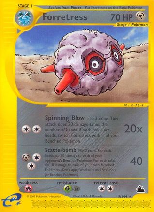Forretress (9) (9) 009  Skyridge - Rare