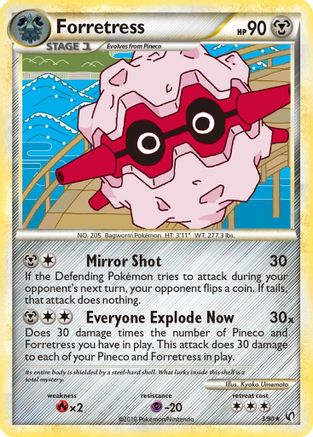 Forretress (3) (3) 003/90  - Holofoil Undaunted - Holo Rare