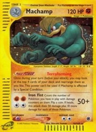 Machamp (16) (16) 016  - Reverse Holofoil Expedition - Holo Rare