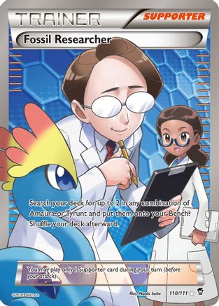 Fossil Researcher (110 Full Art) (110 Full Art) 110/111  - Holofoil XY  Furious Fists - Ultra Rare