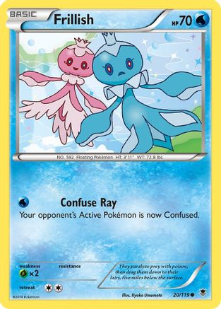 Frillish 020/119  XY  Phantom Forces - Common