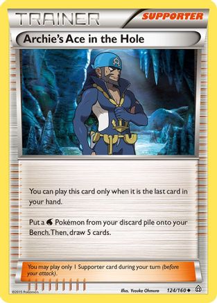 Archie's Ace in the Hole 124/160  XY  Primal Clash - Uncommon