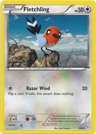 Fletchling (#1) (#1) 001  XY Trainer Kit Sylveon & Noivern - Common