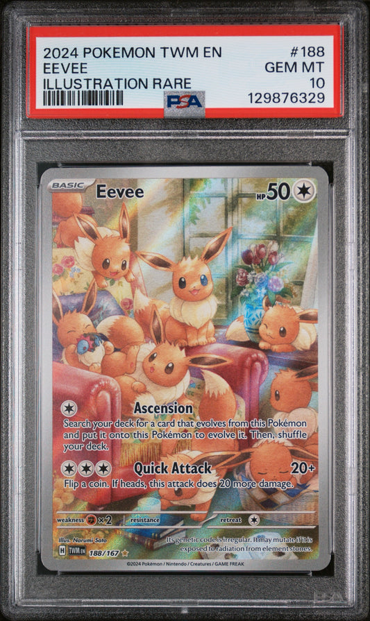 PSA 10 Eevee #188