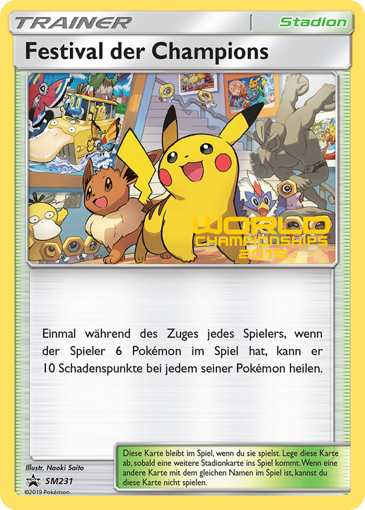 Champions Festival (World Championships 2019) SM231  SM Promos - Promo